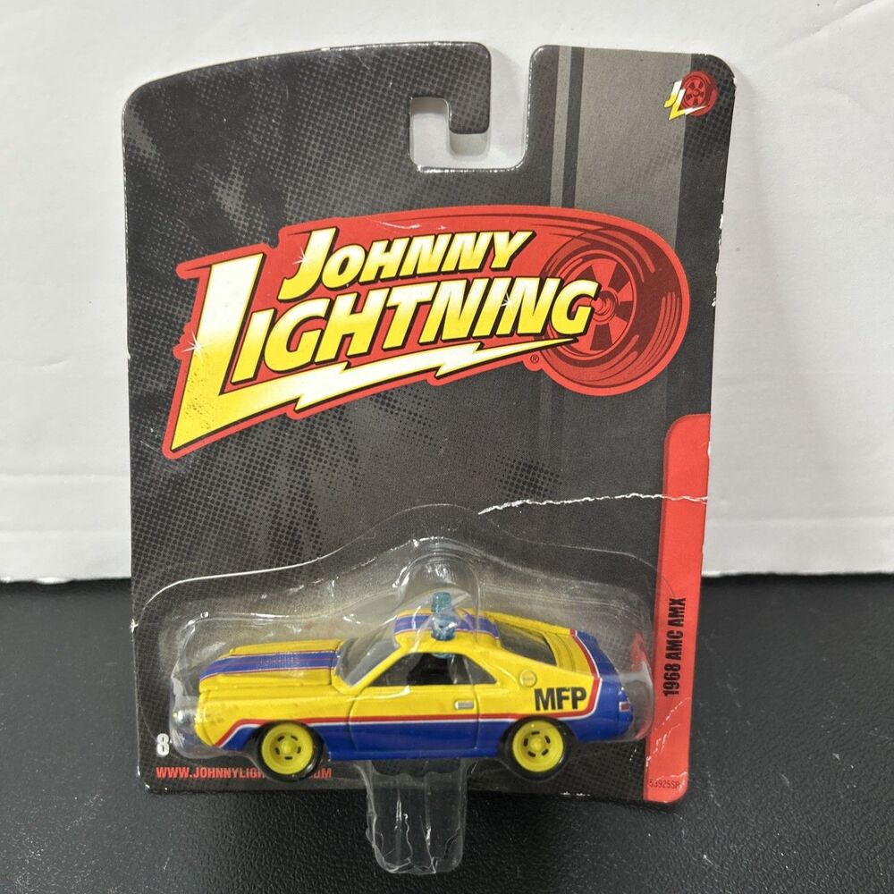 Johnny Lightning 1968 AMC AMX MFP Mad Max Police Forever 64 Rare Car Mint